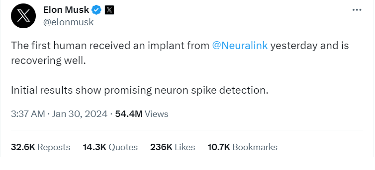 Elon Musk Tweet